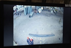 Монтаж системы видеонаблюдения на площадке автомобильного завода "Урал", г. Миасс