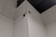 Монтаж 16 IP камер в магазине 220 Вольт в ТРК "Родник"