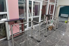 Монтаж турникетов PERCo на ФОК с. Долгодеревенское