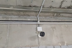 Монтаж системы IP видеонаблюдения в домах по адресу ул. Лесопарковая, д. 7Д, 7Е