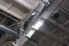 Монтаж системы видеонаблюдения на площадке автомобильного завода "Урал", г. Миасс
