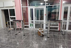 Монтаж турникетов PERCo на ФОК с. Долгодеревенское