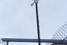 Монтаж IP видеонаблюдения на пром. площадке предприятия на АМЗ