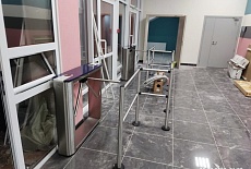 Монтаж турникетов PERCo на ФОК с. Долгодеревенское