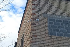 Монтаж IP видеонаблюдения на пром. площадке предприятия на АМЗ